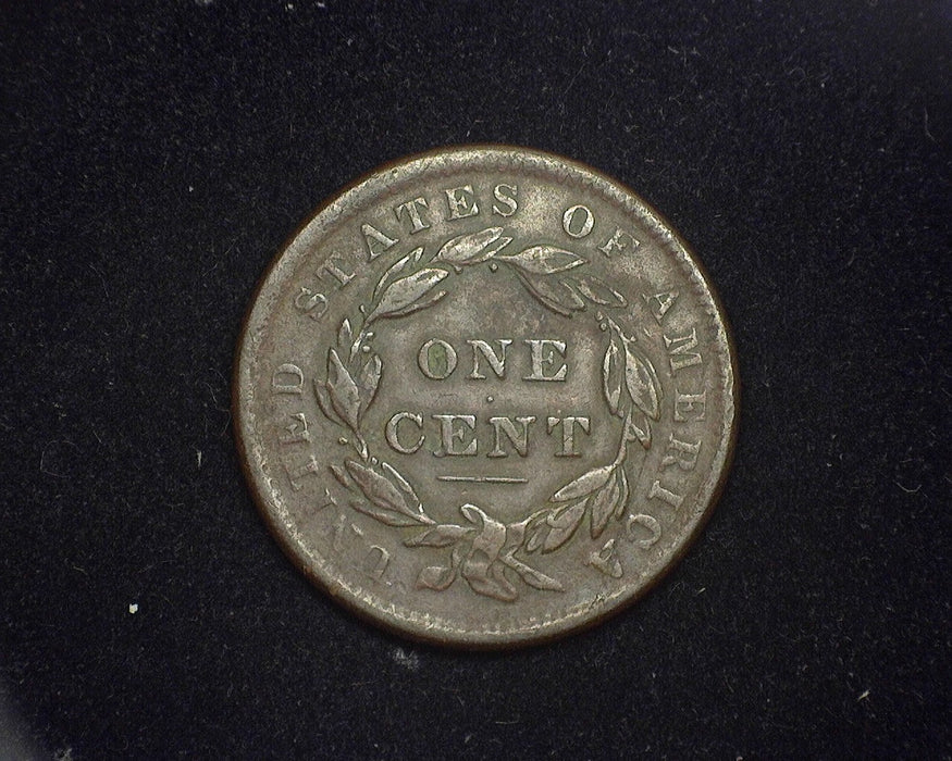 1838 Large Cent Matron Cent F - US Coin
