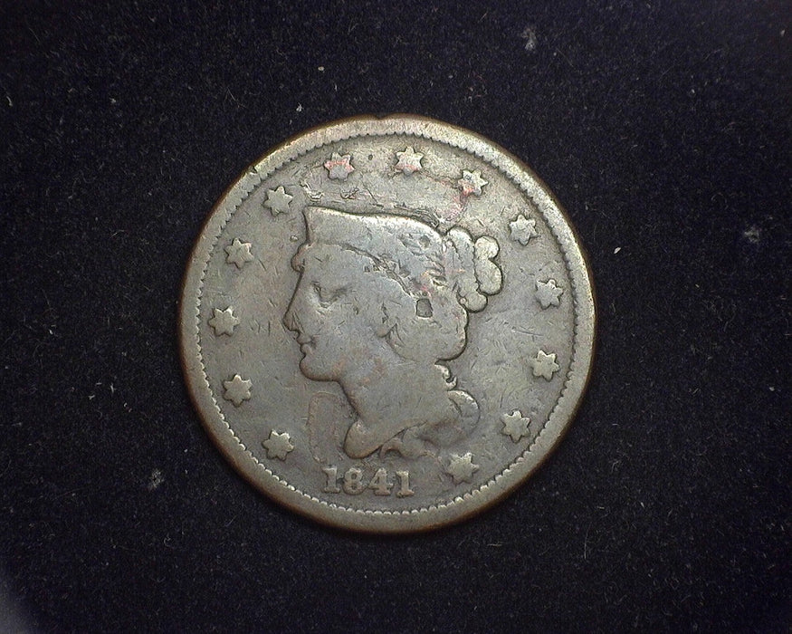 1841 Large Cent Coronet G - US Coin