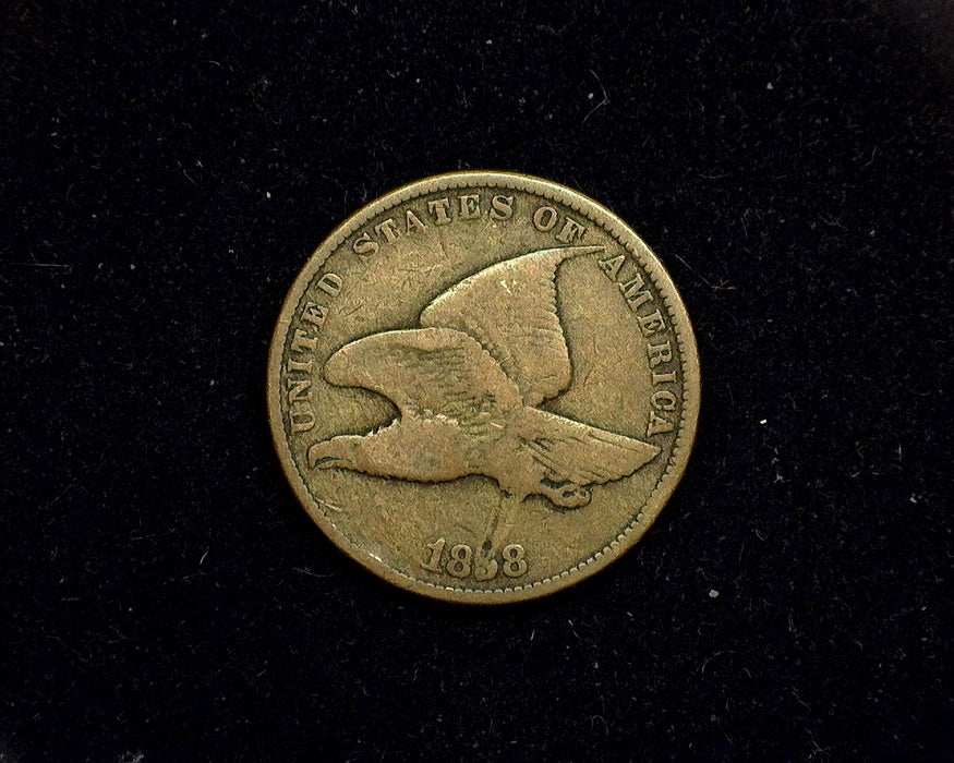 1858 Flying Eagle Cent VG Small letters