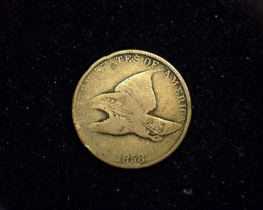 1858 Flying Eagle Cent G Large letters