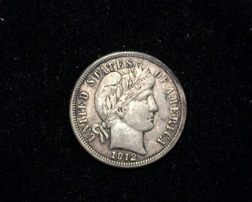 1912 D Barber Dime VF - US Coin