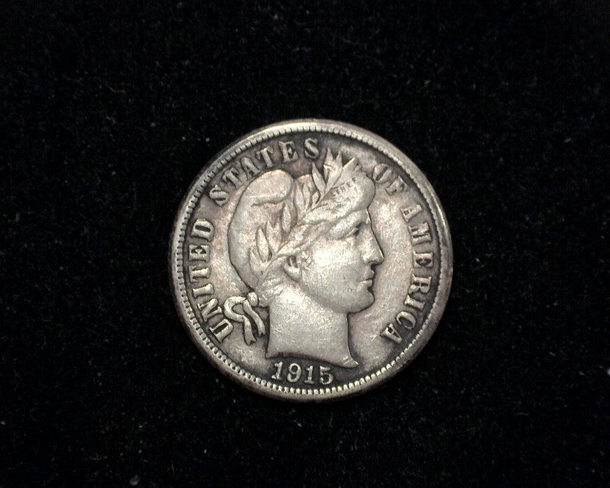 1915 Barber Dime VF - US Coin