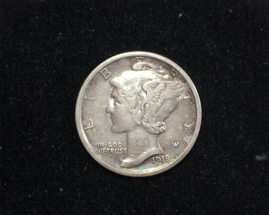 1918 S Mercury Dime VF - US Coin