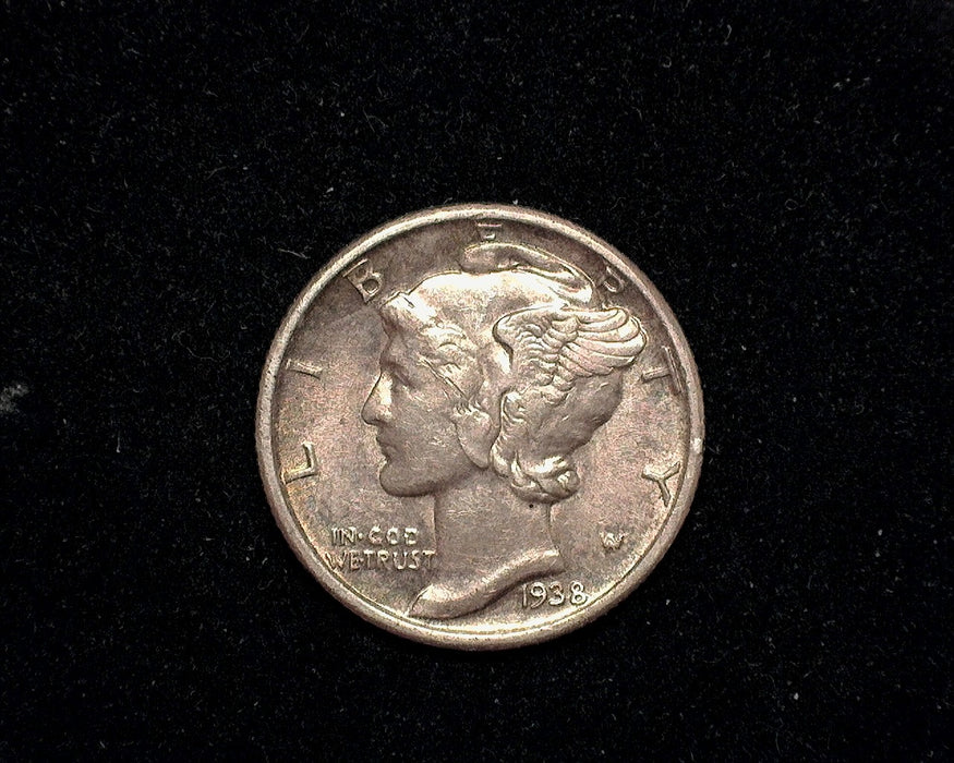 1938 Mercury Dime XF - US Coin