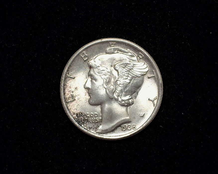 1938 S Mercury Dime BU MS-64 - US Coin