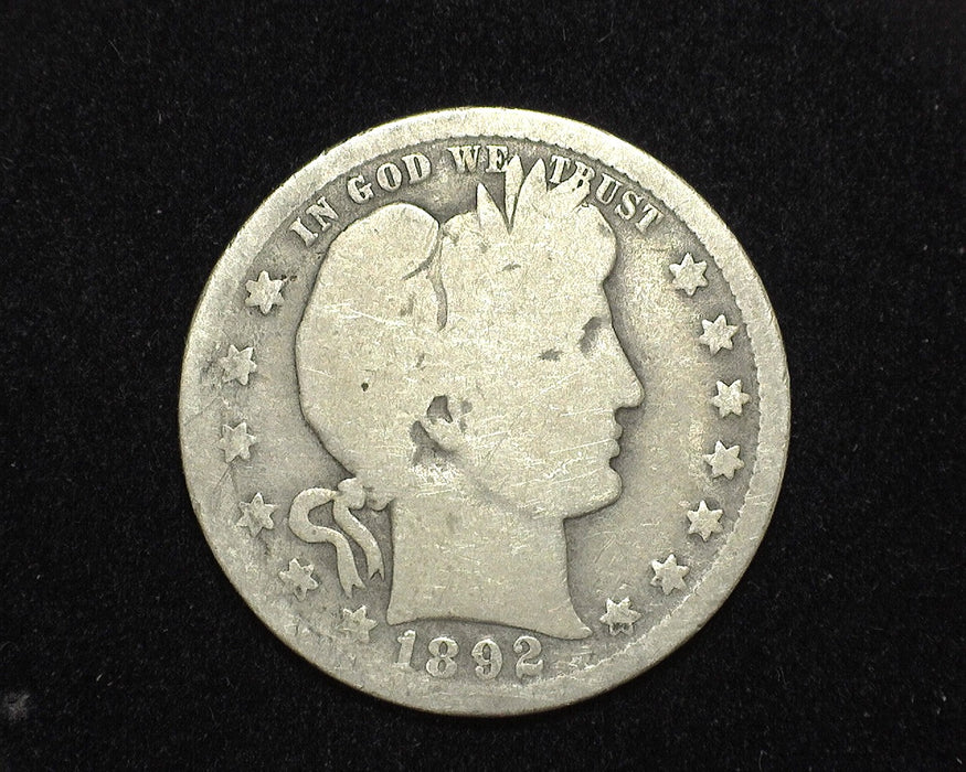 1892 O Barber Quarter G - US Coin