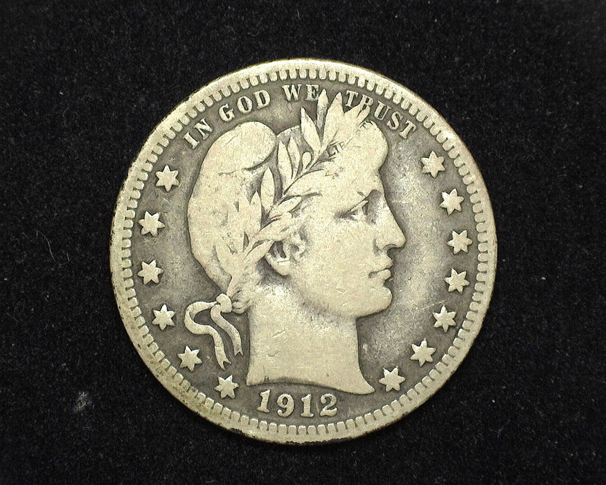 1912 Barber Quarter F - US Coin