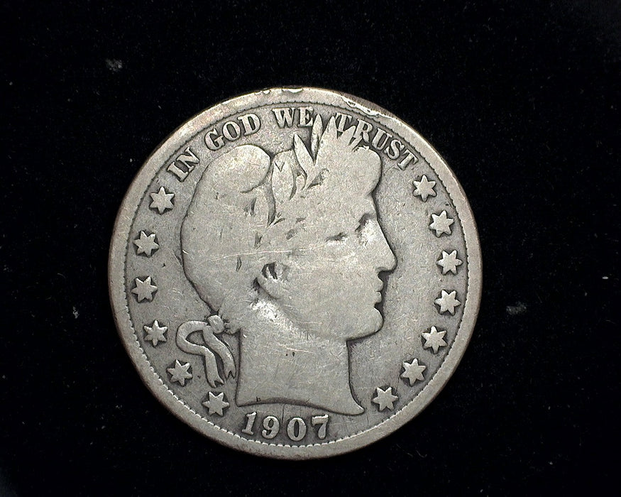 1907 D Barber Half Dollar F - US Coin