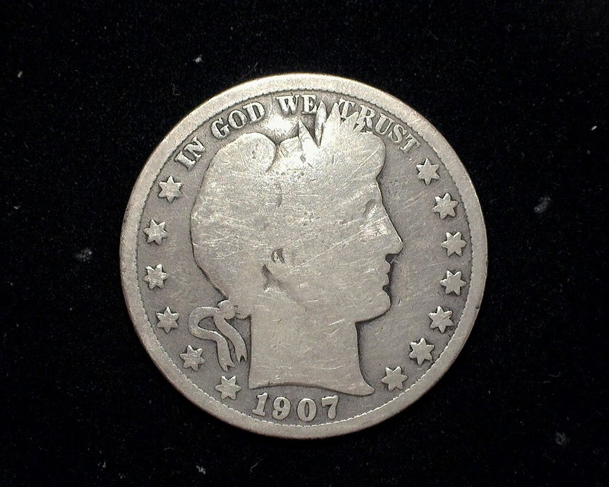 1907 S Barber Half Dollar G - US Coin