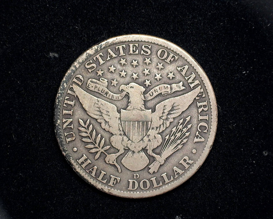 1912 D Barber Half Dollar F - US Coin