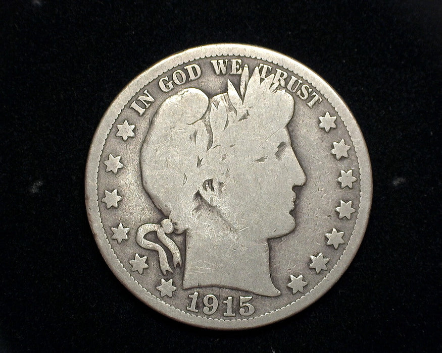 1915 S Barber Half Dollar G - US Coin