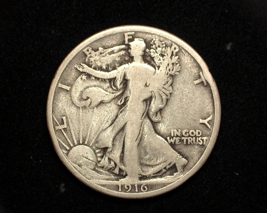 1916 Walking Liberty Half Dollar VG - US Coin