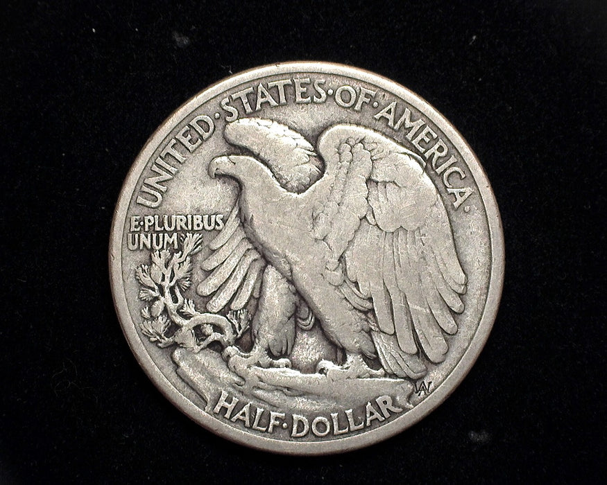1916 D Walking Liberty Half Dollar F Obverse. - US Coin