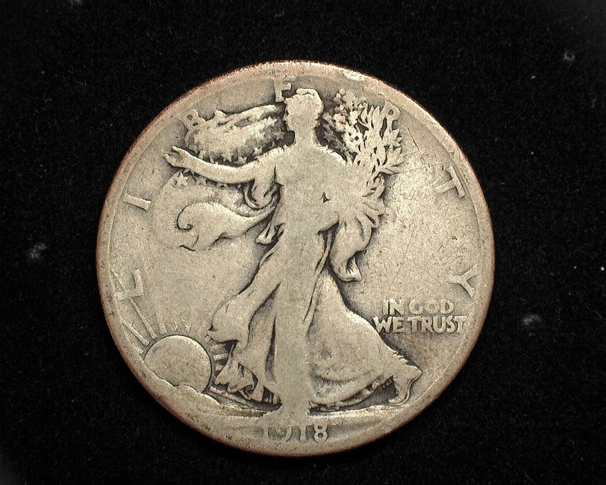 1918 D Walking Liberty Half Dollar G - US Coin