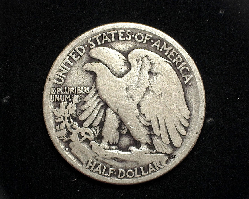 1918 D Walking Liberty Half Dollar VG - US Coin