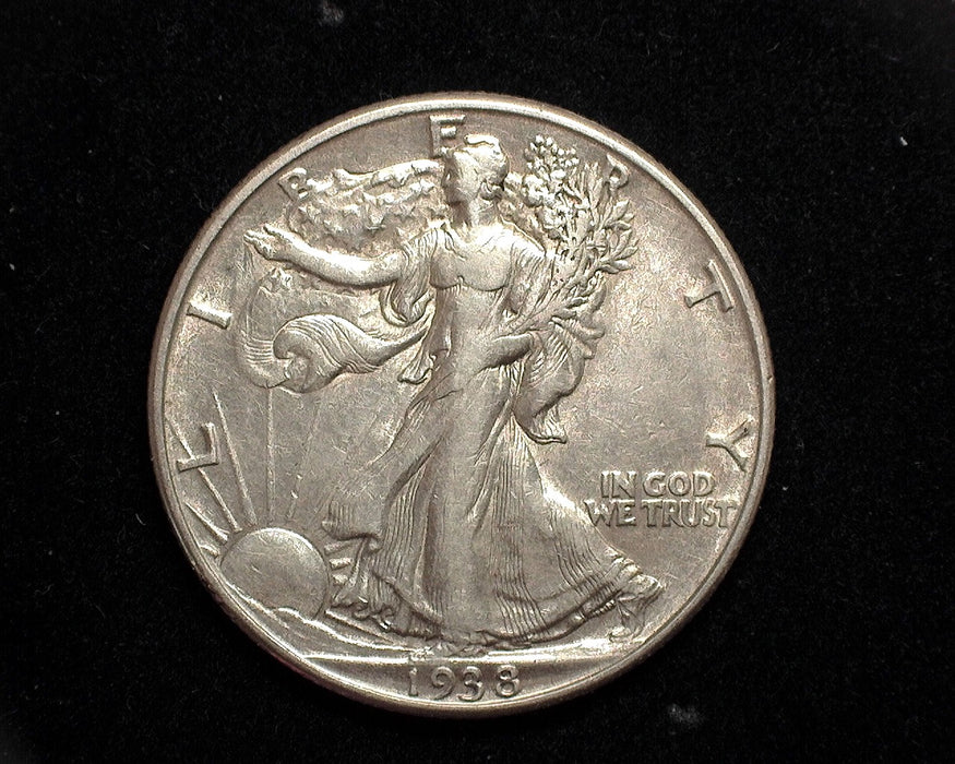 1938 D Walking Liberty Half Dollar XF - US Coin