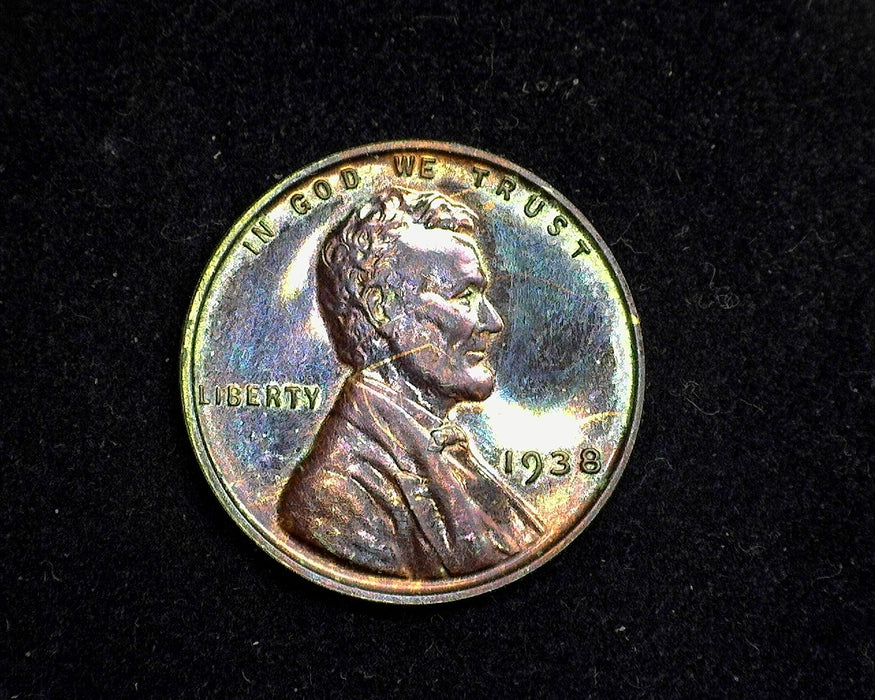 1938 Lincoln Wheat Penny/Cent Proof Choice. - US Coin