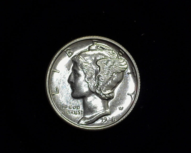 1938 Mercury Dime Proof Gem! - US Coin