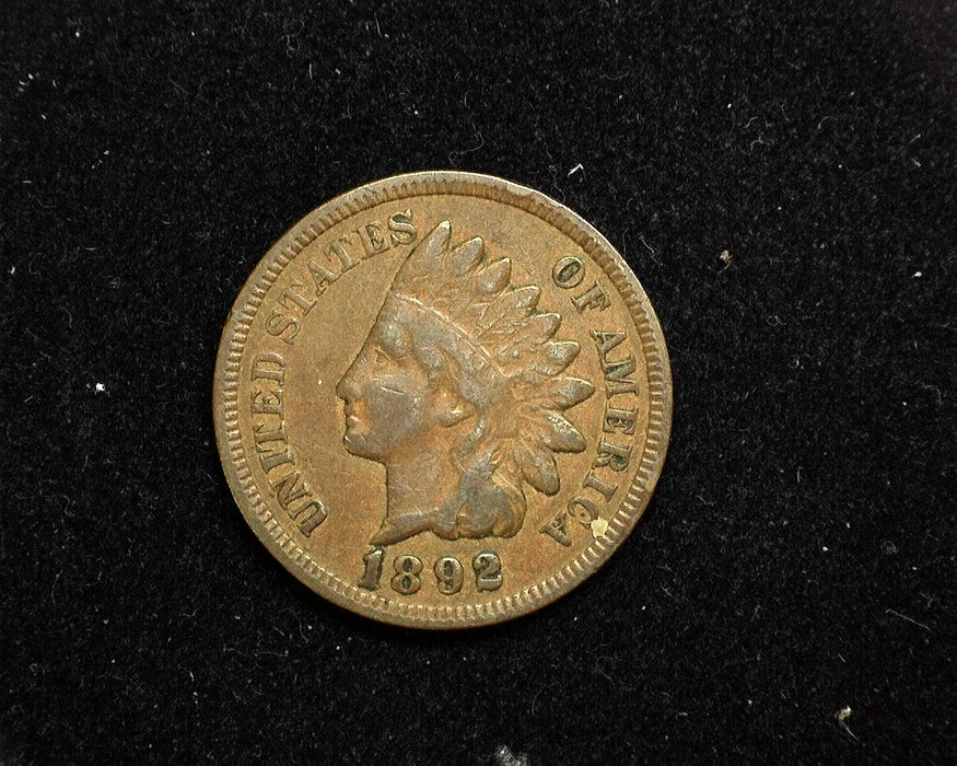 1892 Indian Head Cent F - US Coin