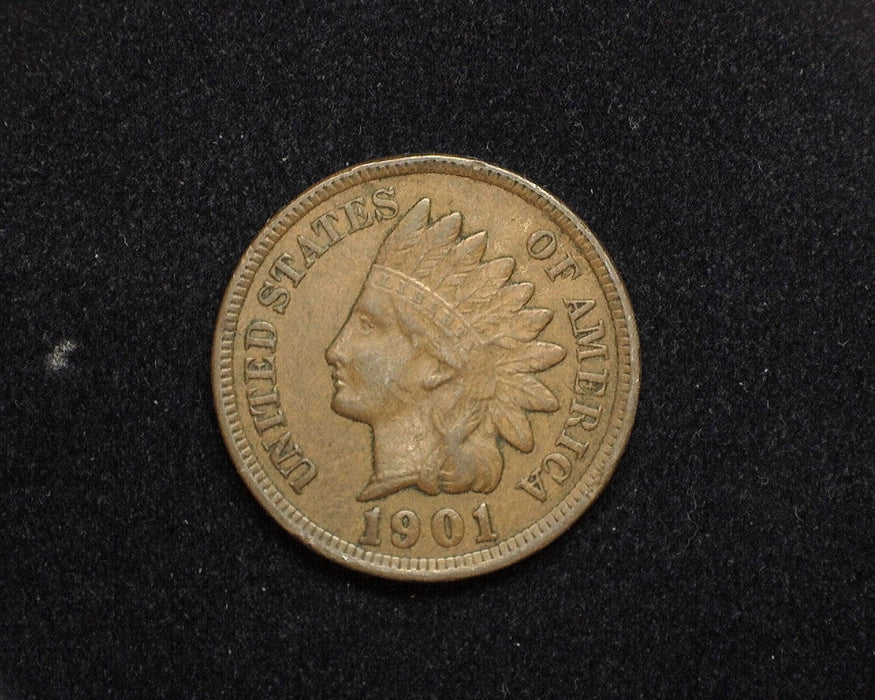 1901 Indian Head Cent VF/XF - US Coin