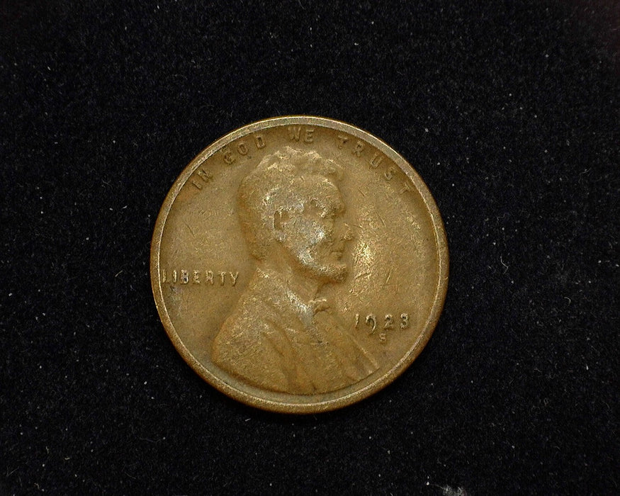 1923 S Lincoln Wheat Cent VG - US Coin