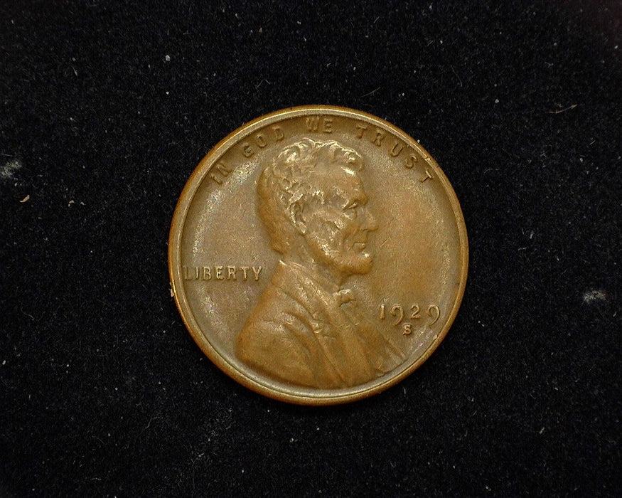 1929 S Lincoln Wheat Cent XF - US Coin
