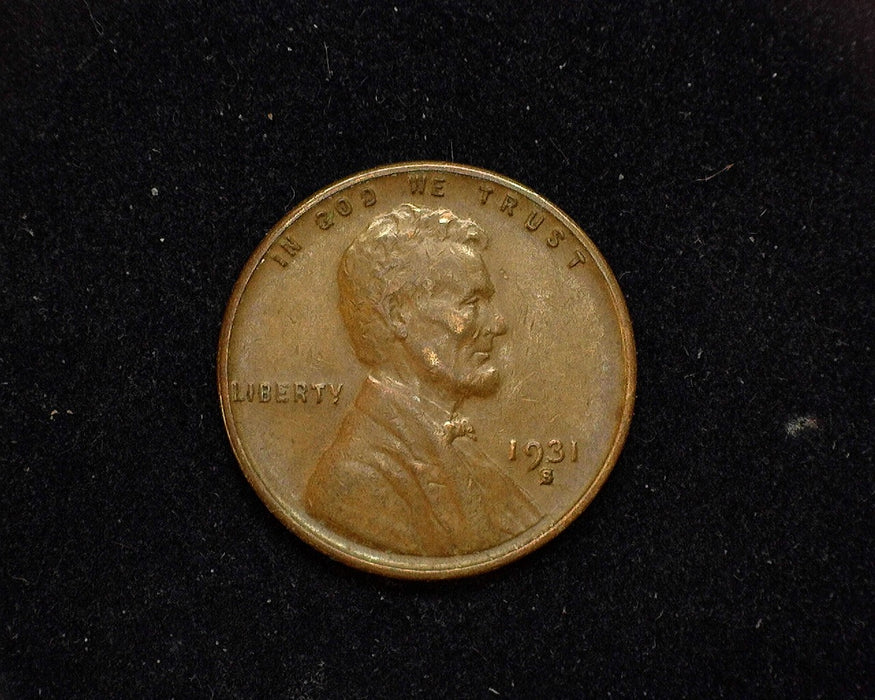 1931 S Lincoln Wheat Cent VF/XF - US Coin