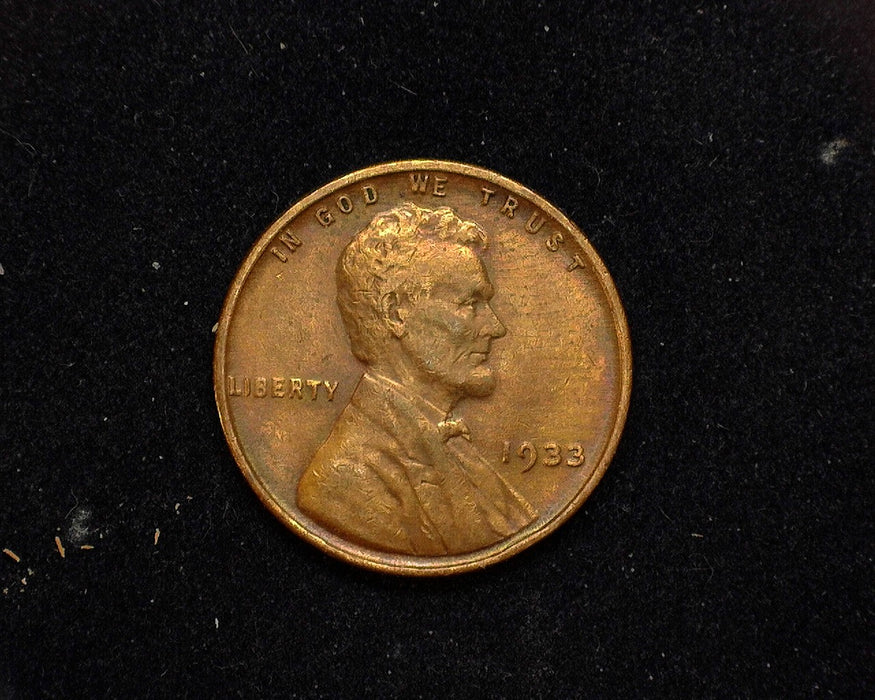 1933 Lincoln Wheat Cent XF - US Coin