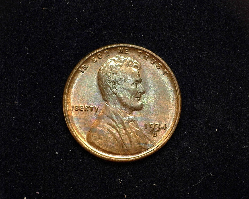1934 D Lincoln Wheat Cent BU - US Coin