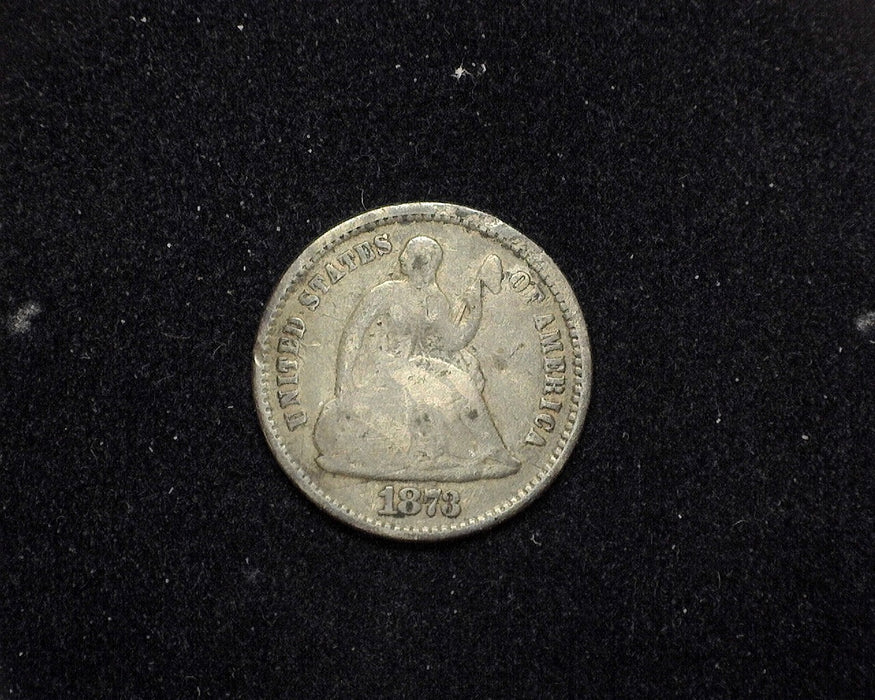 1873 Liberty Seated Half Dime VG - US Coin