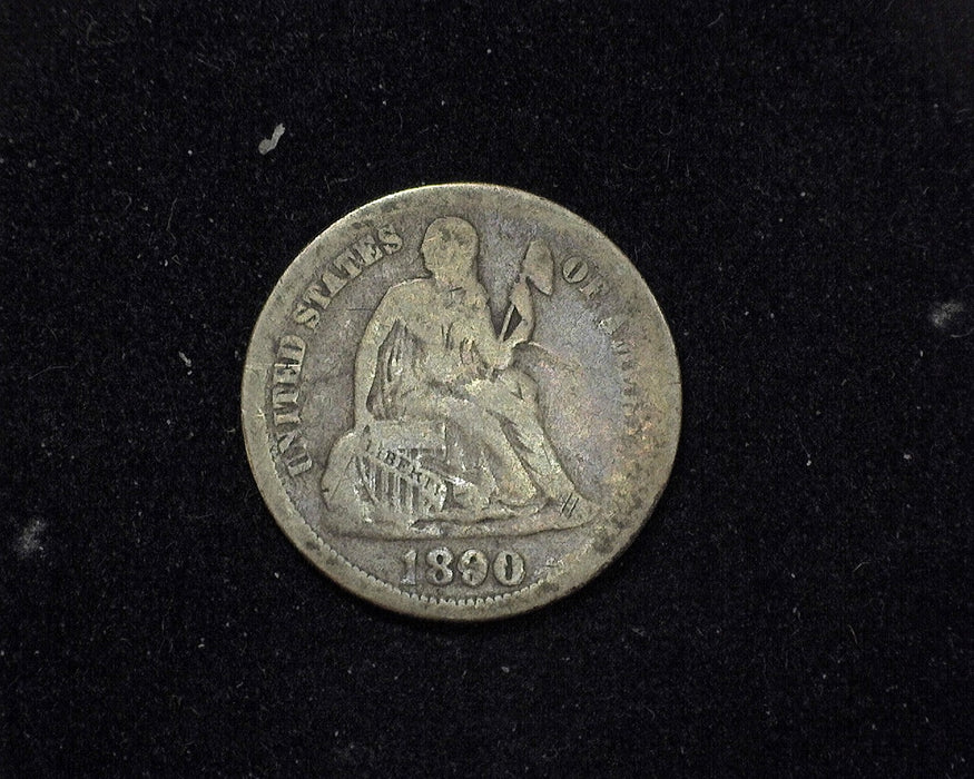 1890 Liberty Seated Dime G - US Coin
