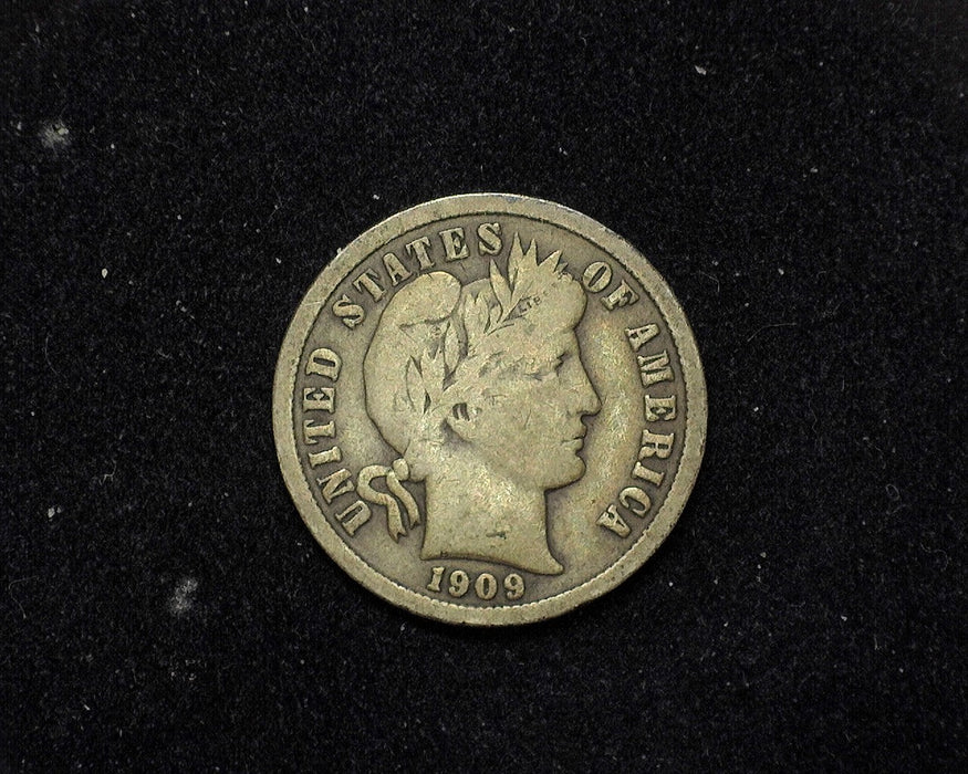 1909 Barber Dime F - US Coin