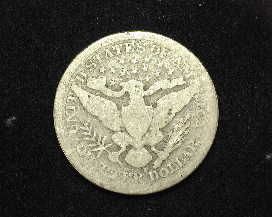 1898 S Barber Quarter G - US Coin