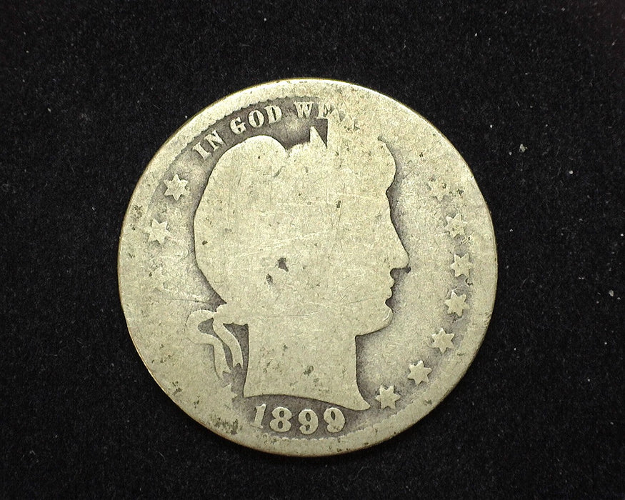 1899 O Barber Quarter AG - US Coin