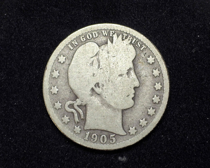 1905 S Barber Quarter G - US Coin