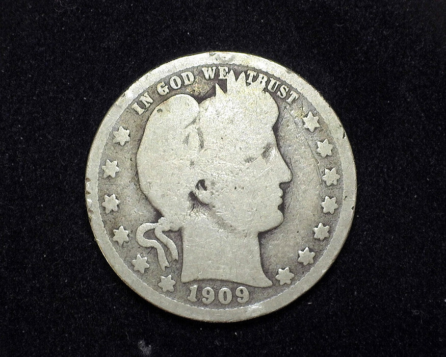 1909 O Barber Quarter G - US Coin