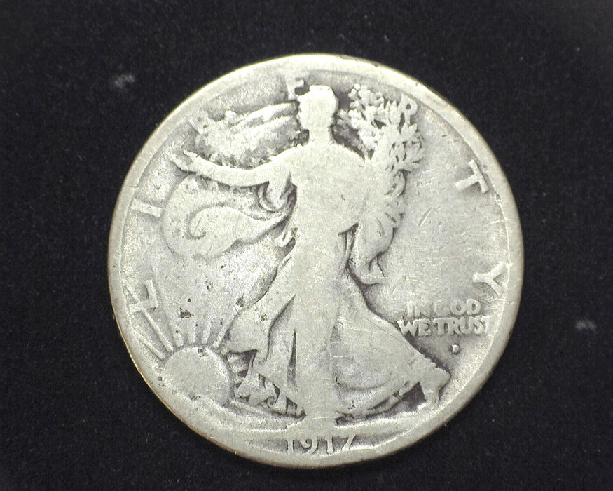 1917 D Liberty Walking Half Dollar G Obverse - US Coin