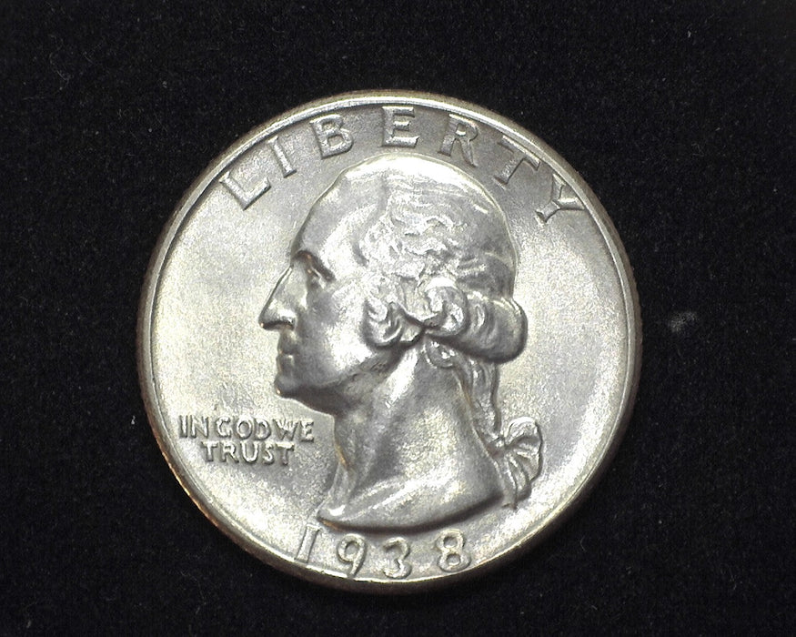 1938 Washington Quarter BU - US Coin
