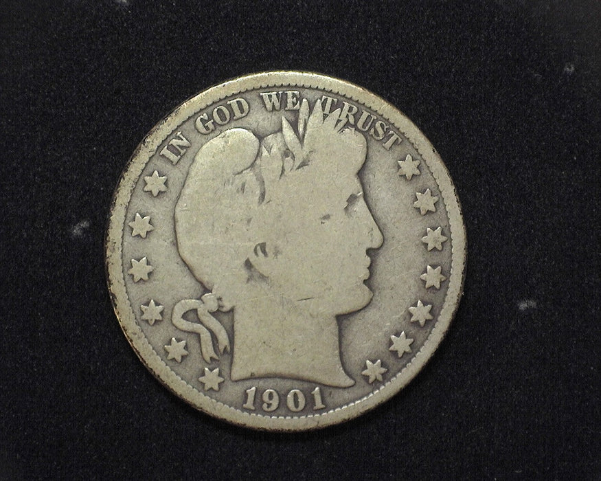 1901 Barber Half Dollar VG - US Coin