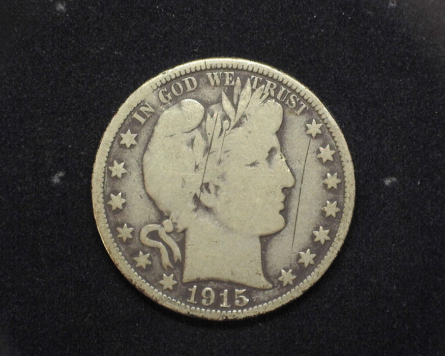 1915 D Barber Half Dollar VG/F - US Coin