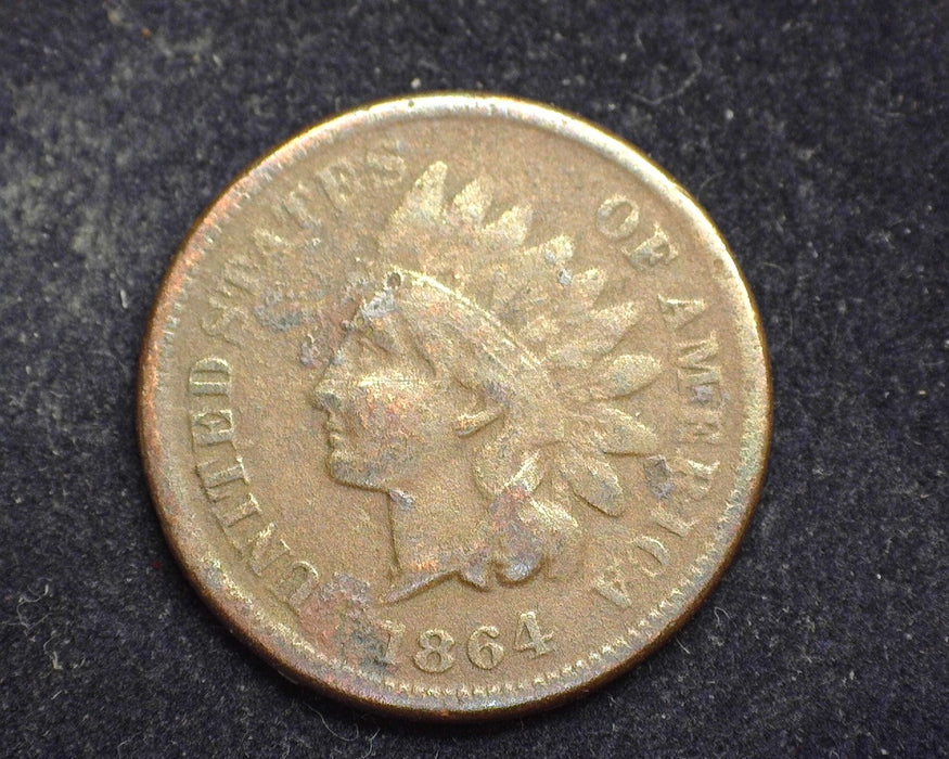 1864 L Indian Head Penny/Cent G Pointed bust is 1864L - US Coin