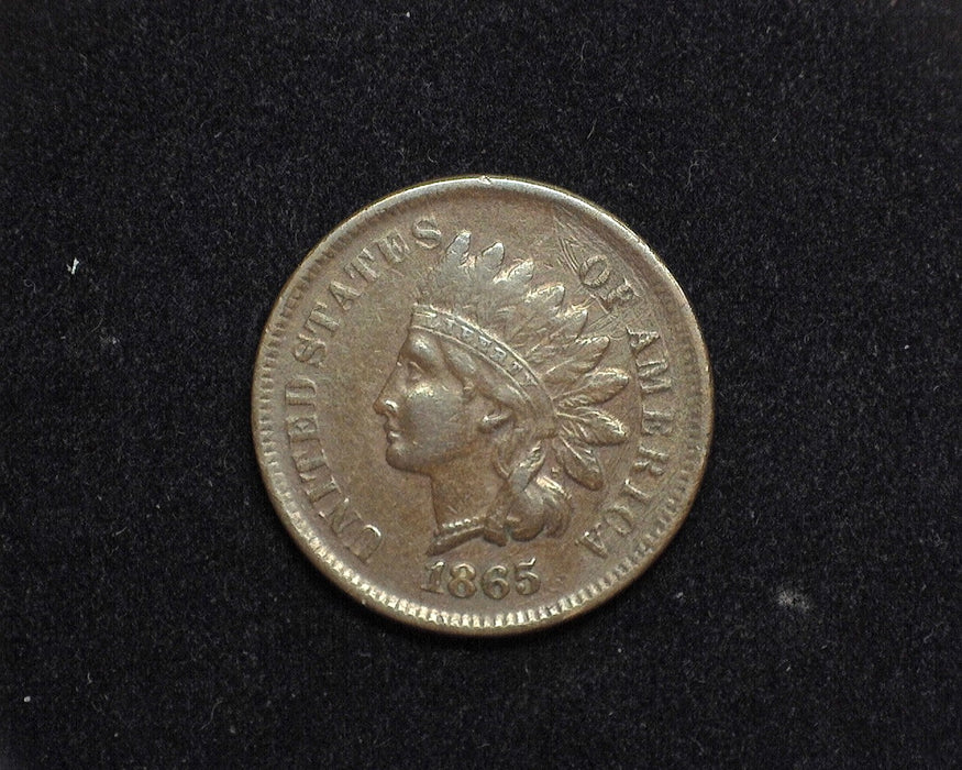 1865 Indian Head Penny/Cent VF Scratches - US Coin