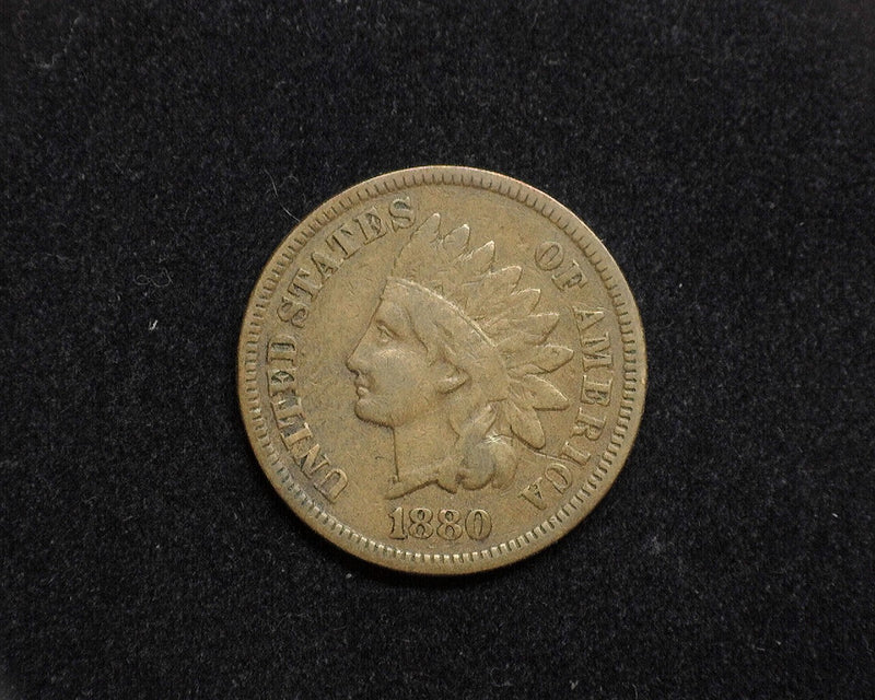 1880 Indian Head Penny/Cent F - US Coin
