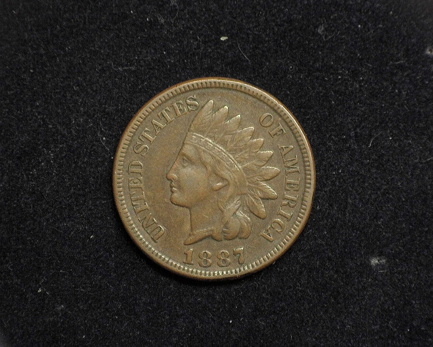1887 Indian Head Penny/Cent Vf/Xf - US Coin
