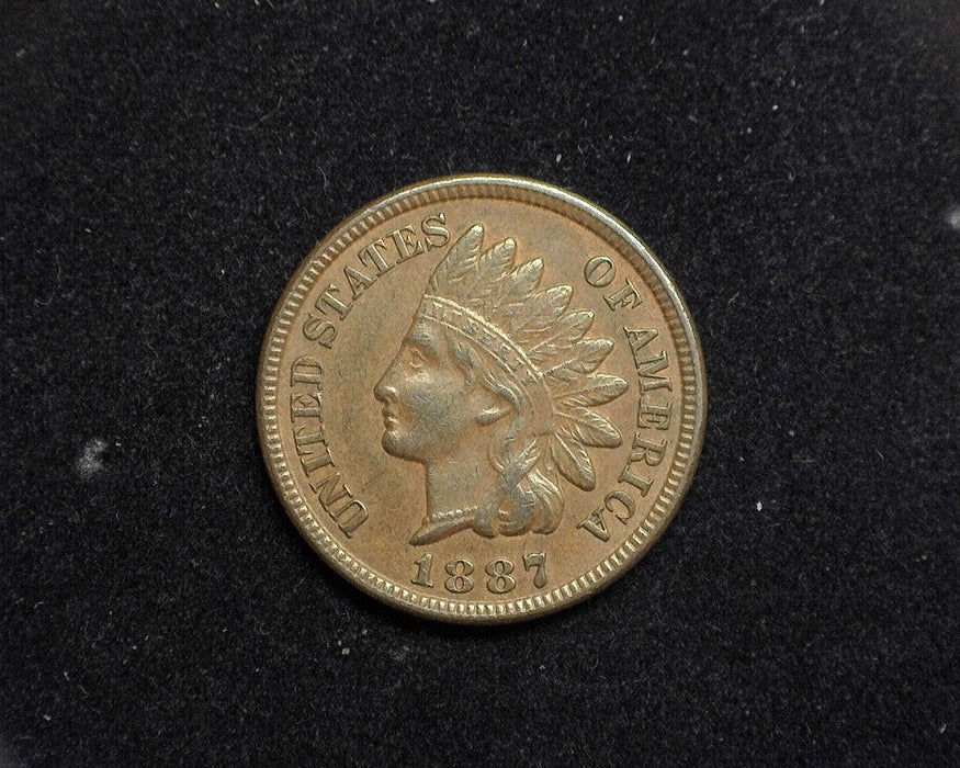 1887 Indian Head Penny/Cent AU - US Coin