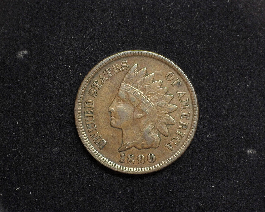 1890 Indian Head Penny/Cent VF Cut - US Coin