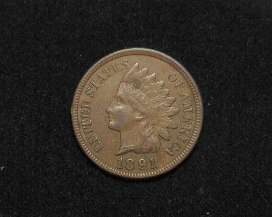 1891 Indian Head Penny/Cent VF/XF - US Coin