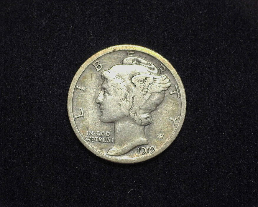 1919 S Mercury Dime F - US Coin