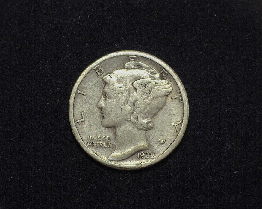 1928 D Mercury Dime F - US Coin