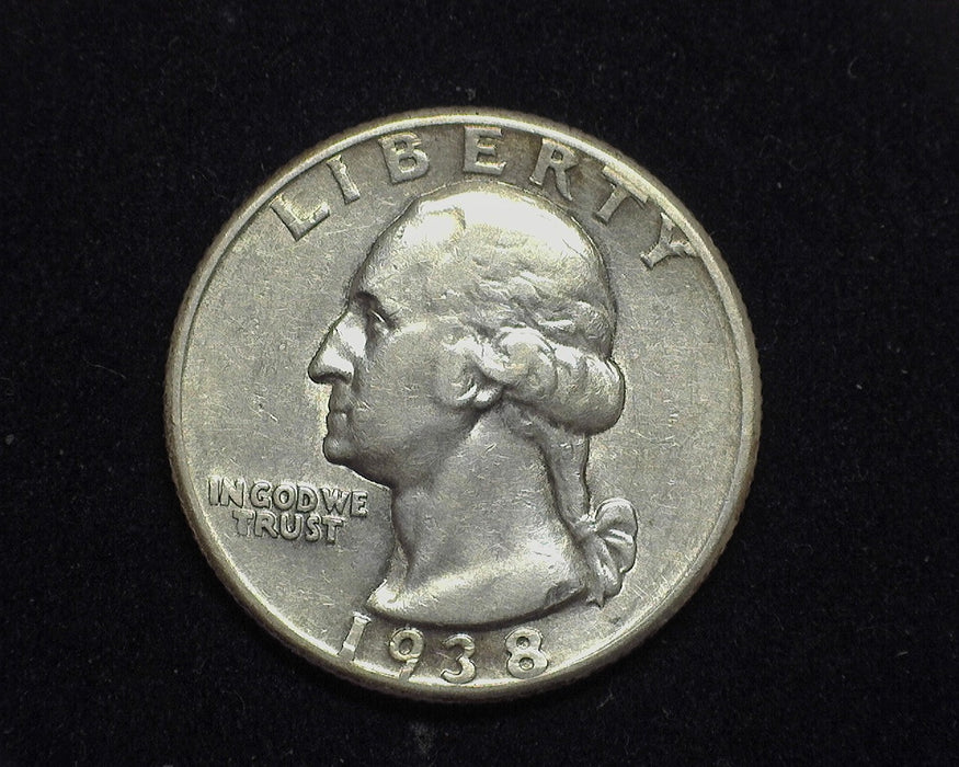 1938 Washington Quarter XF - US Coin